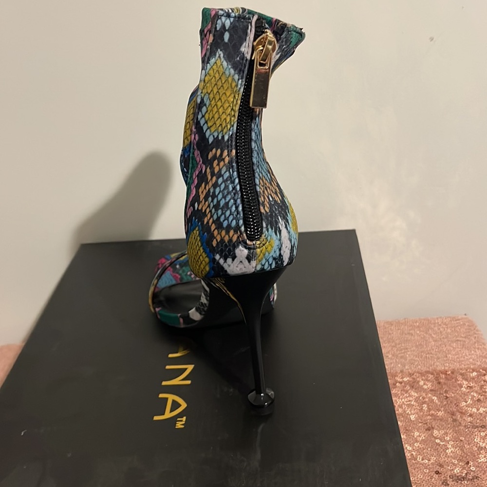 Sexy colorful Snake Skin heels! Just waiting on you!!! ❤️ - Picture 4 of 5